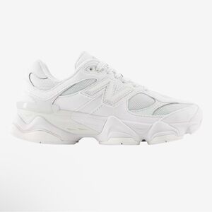New Balance Cream and Gray 9060 Sneakers